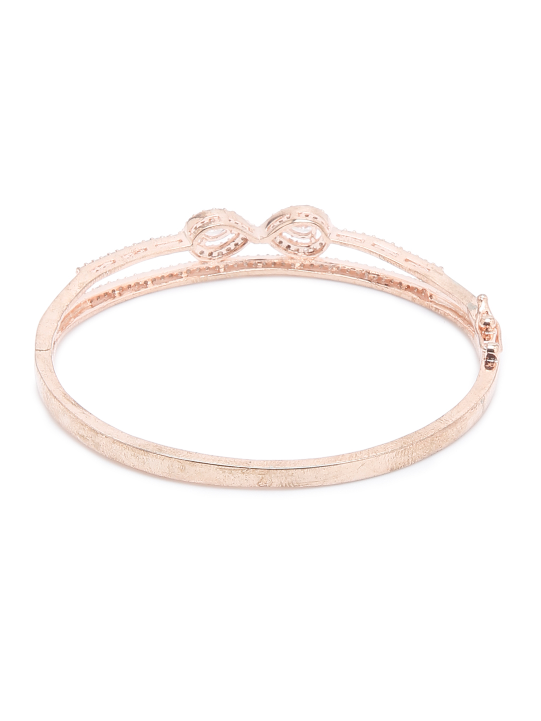 YouBella Jewellery Celebrity Inspired Gold Plated American Diamond Bracelet for Girls and Women